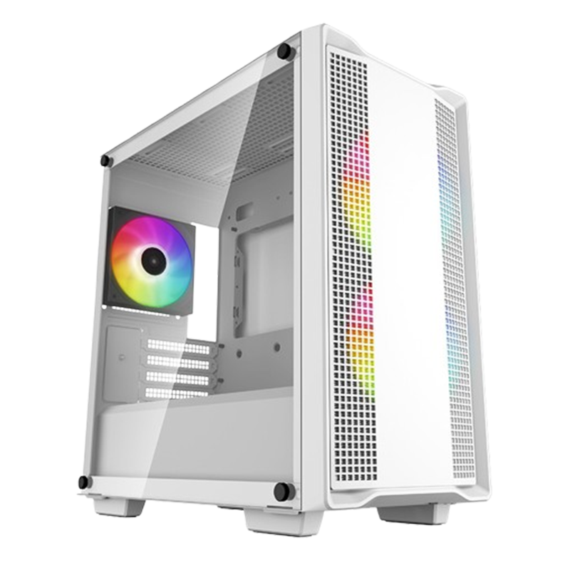 Boitier Gaming Deepcool CC360 ARGB Micro-ATX Blanc En Tunisie
