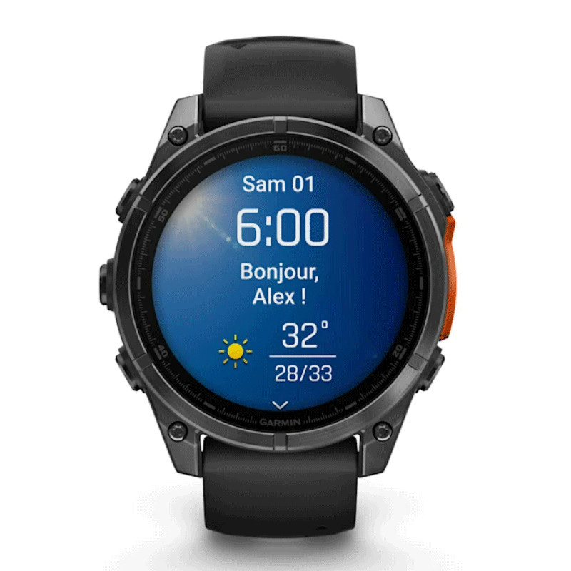 Montre Connectée Garmin fēnix 8 47mm Noir en Tunisie