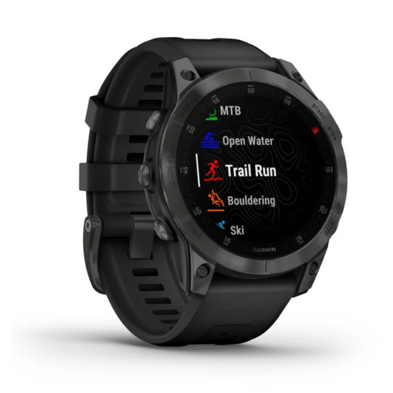 Montre Connectée Garmin Epix (Gen 2) Sapphire Titane DLC 47 mm Noir en Tunisie