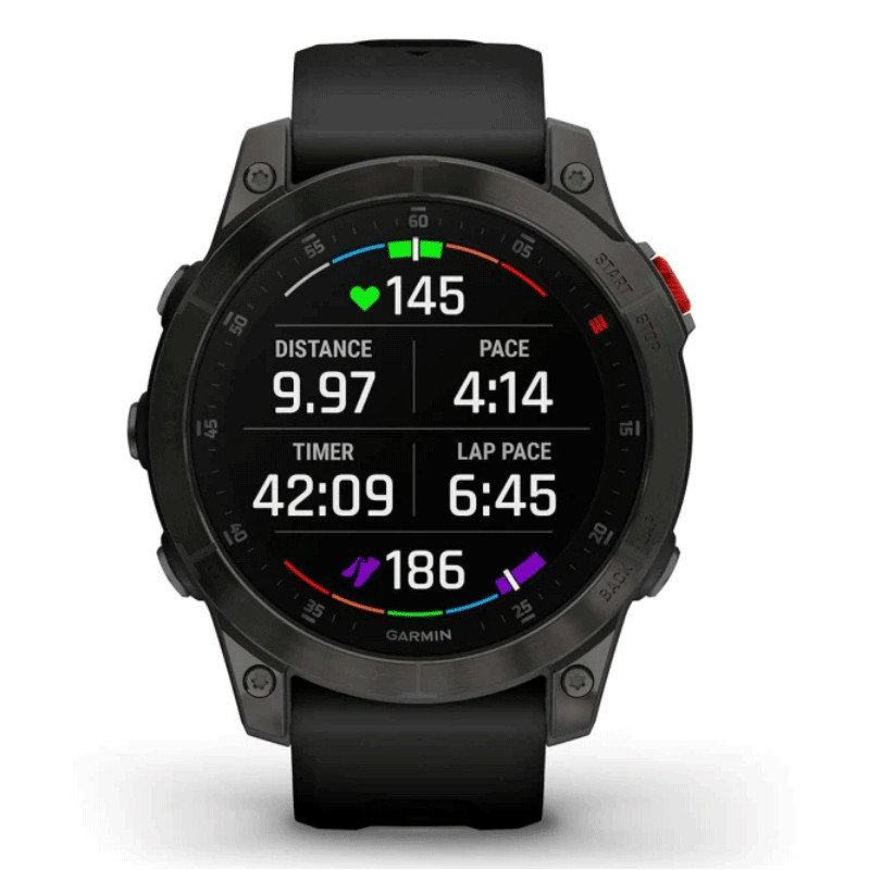 Montre Connectée Garmin Epix (Gen 2) Sapphire Titane DLC 47 mm Noir en Tunisie