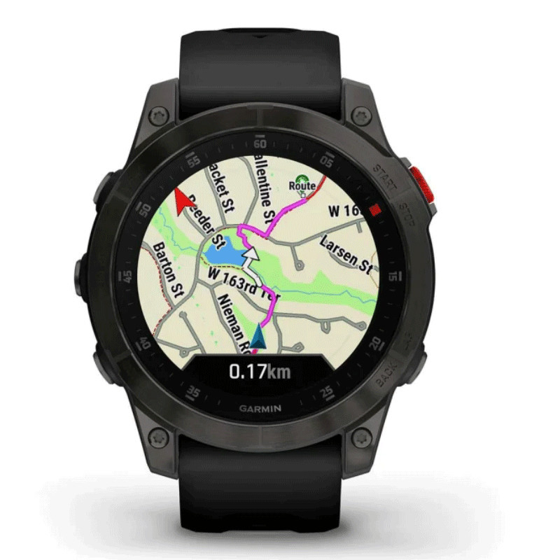 Montre Connectée Garmin Epix (Gen 2) Sapphire Titane DLC 47 mm Noir en Tunisie