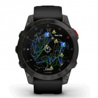 Montre Connectée Garmin Epix (Gen 2) Sapphire Titane DLC 47 mm Noir en Tunisie