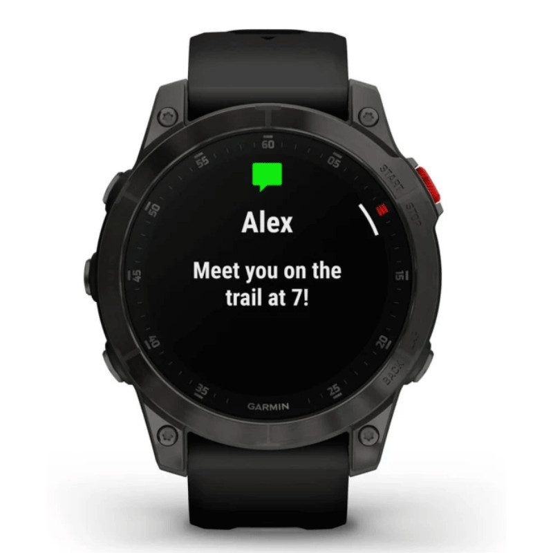 Montre Connectée Garmin Epix (Gen 2) Sapphire Titane DLC 47 mm Noir en Tunisie