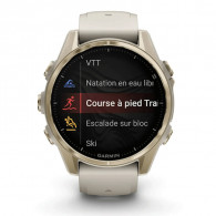 Montre Connectée Garmin fēnix 8 43mm Gold en Tunisie