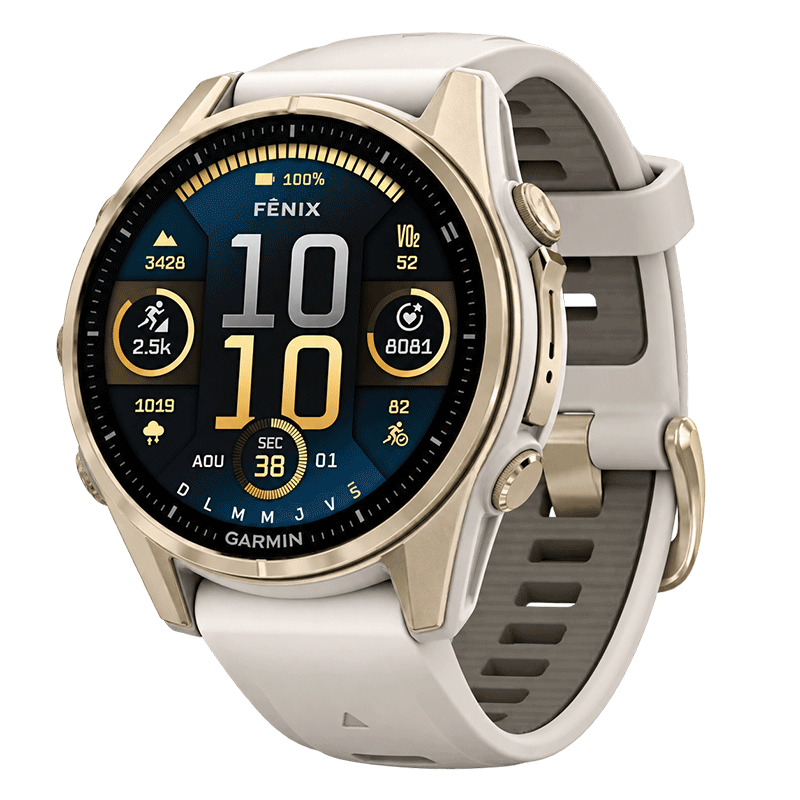 Montre Connectée Garmin fēnix 8 43mm Gold en Tunisie