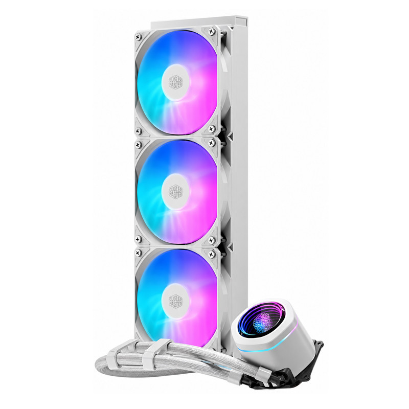 Refroidisseur Cooler Master MasterLiquid Core Nex 360 ARGB Blanc En Tunisie