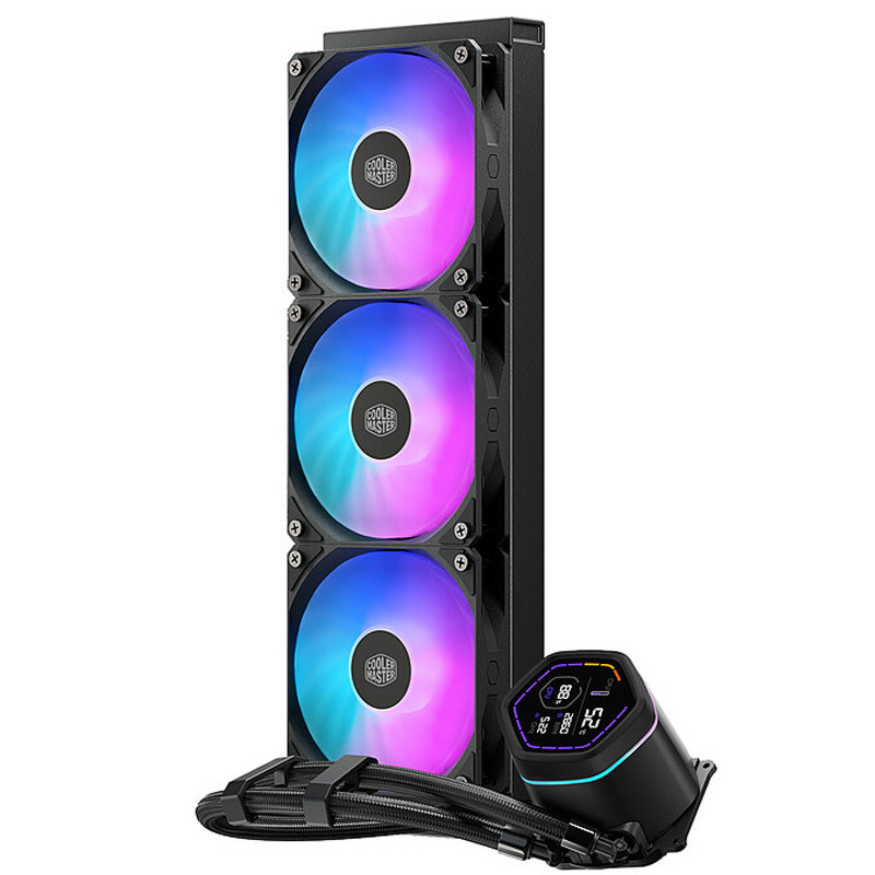 Refroidisseur Cooler Master MasterLiquid Core Nex Digital 360 ARGB Noir En Tunisie