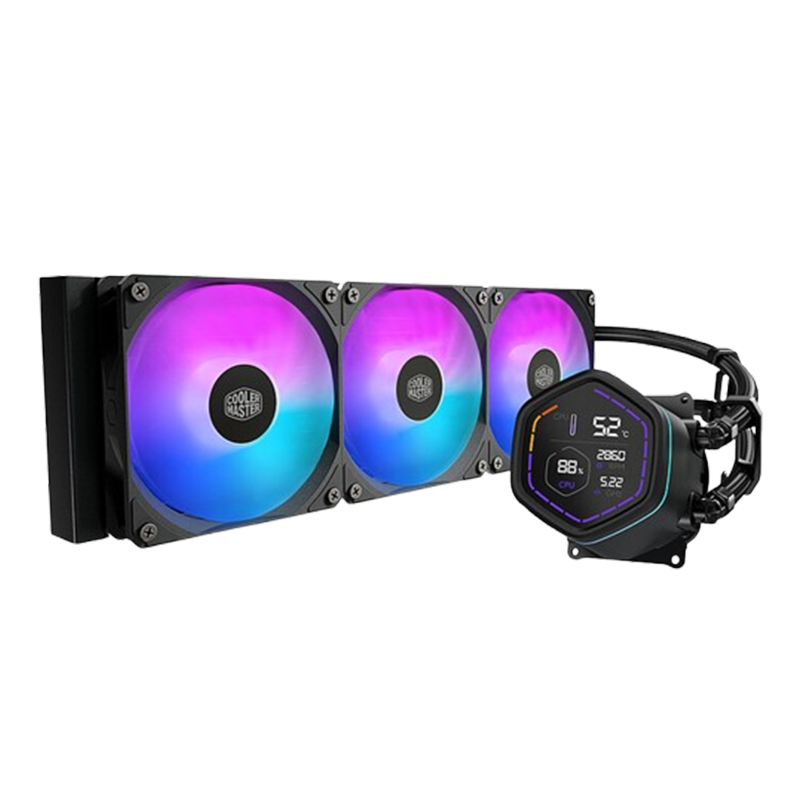 Refroidisseur Cooler Master MasterLiquid Core Nex Digital 360 ARGB Noir En Tunisie