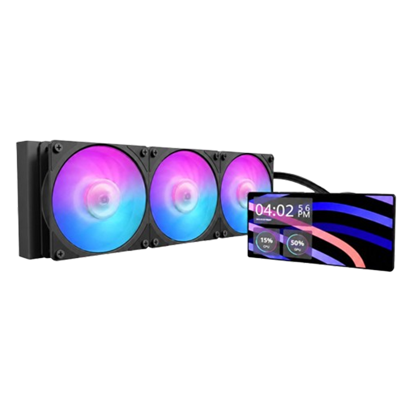 Refroidisseur De Processeur Cooler Master MasterLiquid Core LCD 6" ARGB Noir En Tunisie