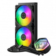Refroidisseur De Processeur Cooler Master MasterLiquid 240 Atmos ARGB Noir En Tunisie