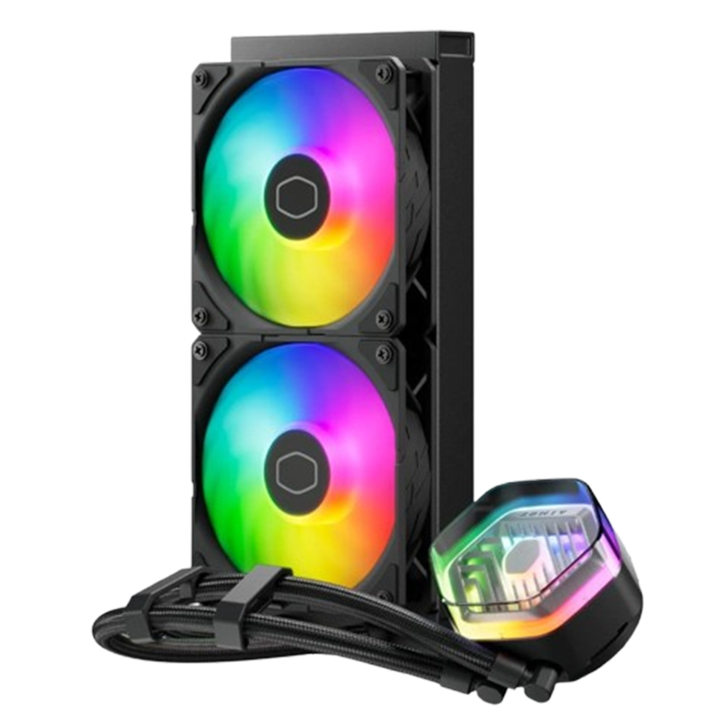Refroidisseur De Processeur Cooler Master MasterLiquid 240 Atmos ARGB Noir En Tunisie