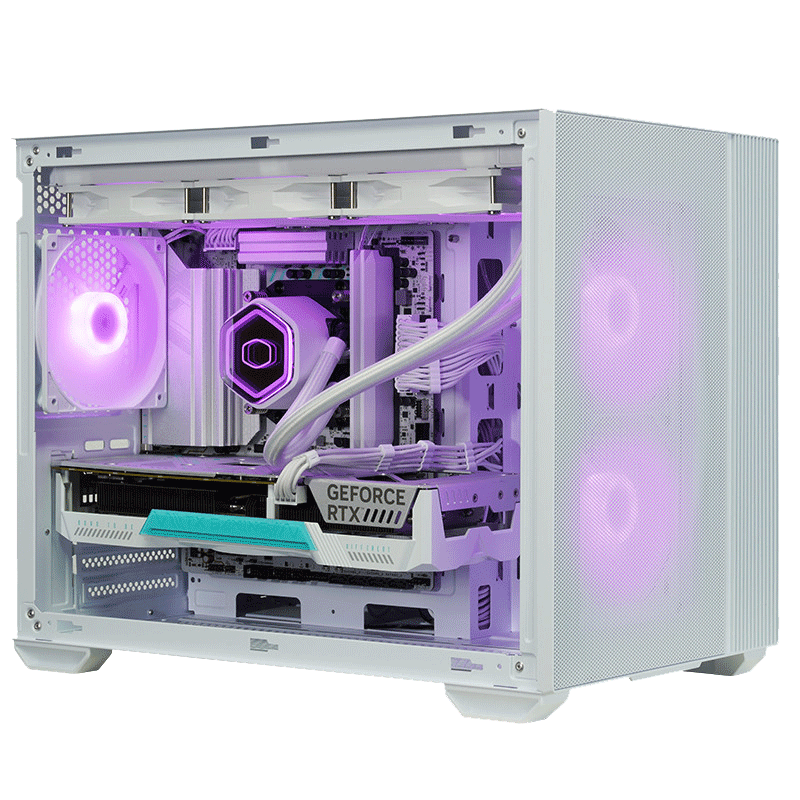 Boitier Gaming Cooler Master Elite 461 Moyen Tour Blanc en Tunisie