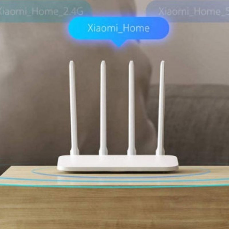 Routeur de réseau Xiaomi sans fil 4A giga blanc