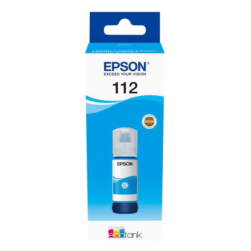Bouteille D'encre Original EPSON 112 - Cyan