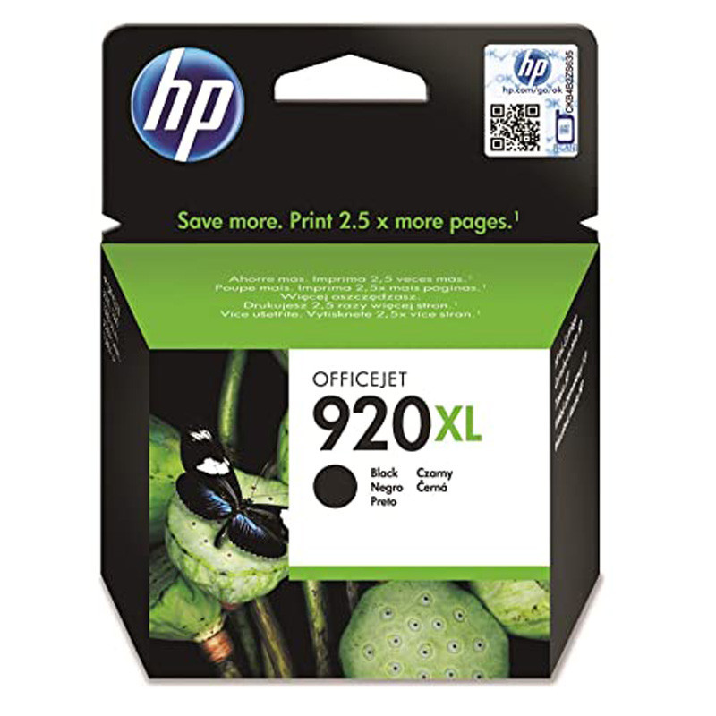 Cartouche Jet D'Encre Original HP 920XL -Noir (CD975AE) Cartouche Jet D'Encre Original HP 920XL -Noir (CD975AE)