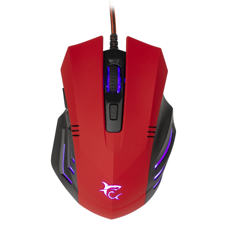 Souris Gamer White Shark Hannibal GM-5006R Rouge