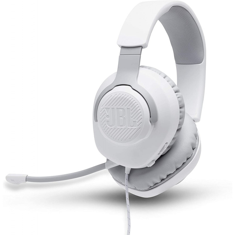 Micro Casque Gamer JBL Quantum 100 - Blanc Micro Casque Gamer JBL Quantum 100 - Blanc