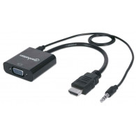 Adaptateur Manhattan HDMI Vers VGA Manhattan 151559