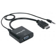 Adaptateur Manhattan HDMI Vers VGA Manhattan 151559