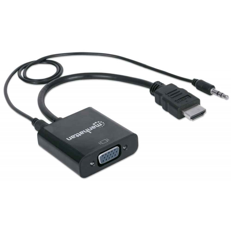 Adaptateur Manhattan HDMI Vers VGA Manhattan 151559