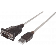 Convertisseur USB vers série RS232 Manattan 205153 Convertisseur USB vers série RS232 Manattan 205153