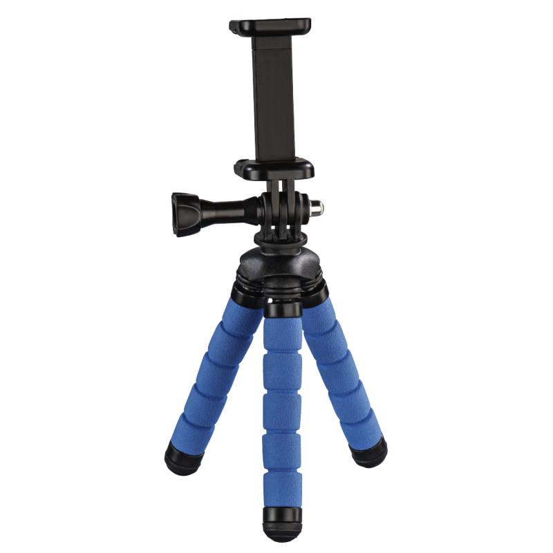 Mini Tripod Hama Flex GoPro Bleu 04610 Mini Tripod Hama Flex GoPro Bleu 04610
