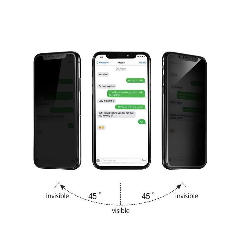 Film De Protection D'écran En TPU QUIX Noir – Noir Fumée