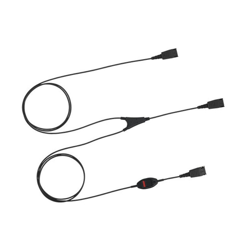 Cable Y Pour Superviseur Jabra Avec Coupure Micro 8800-02-01 1.5M