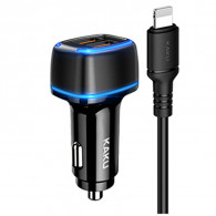 Chargeur Voiture Kaku KSC-528 pour Iphone - Noir