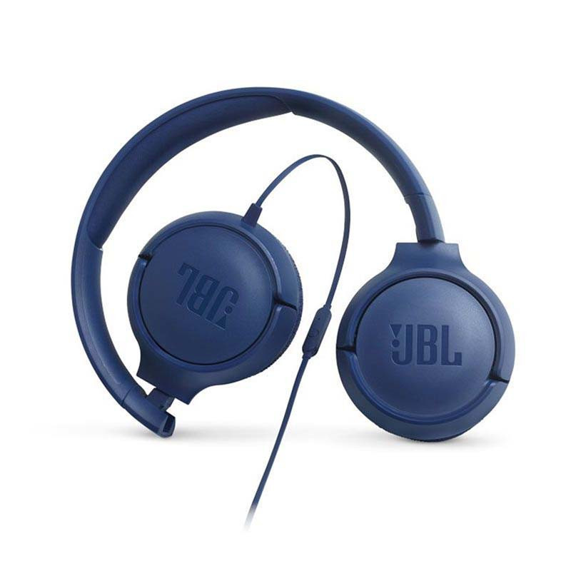 Micro Casque JBL Filaire T500 - Bleu