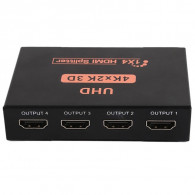 Splitter HDMI 1 X 4 - 3D, 4K Ultra HD Noir