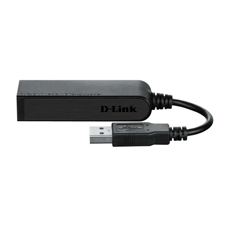 Adaptateur D-Link USB 2.0 vers Fast Ethernet Noir Adaptateur D-Link USB 2.0 vers Fast Ethernet Noir
