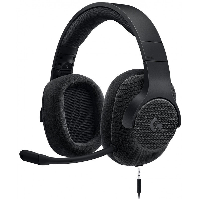 Casque Logitech G433 Headset Wired Surround 7.1 Noir Casque Logitech G433 Headset Wired Surround 7.1 Noir