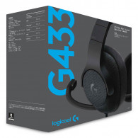 Casque Logitech G433 Headset Wired Surround 7.1 Noir Casque Logitech G433 Headset Wired Surround 7.1 Noir