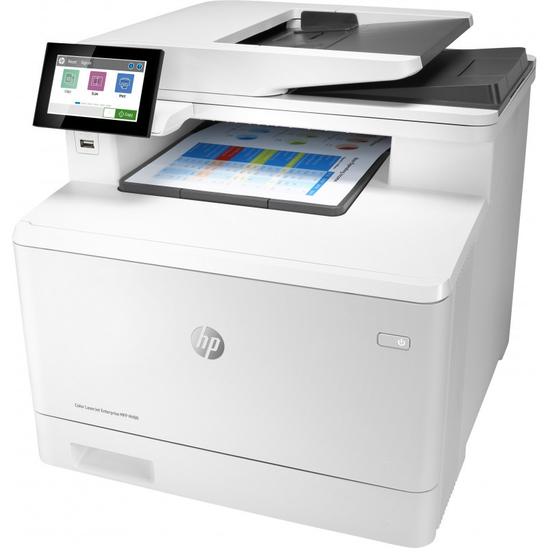 Imprimante LaserJet HP M480f Multifonction Blanc Couleur (3QA55A)