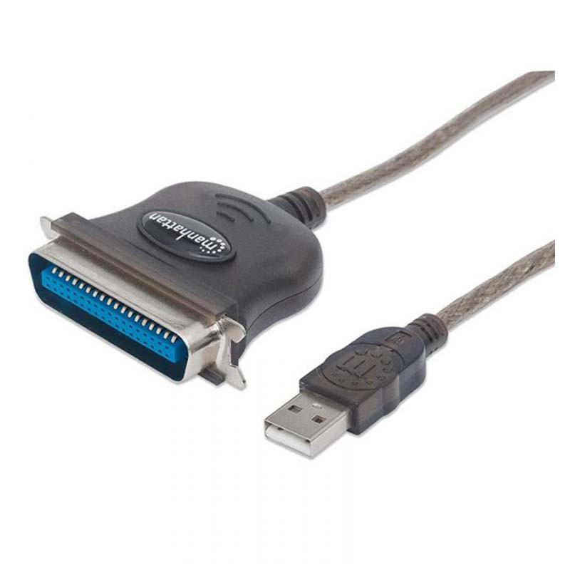 Convertisseur Manhattan USB Vers Parallèle Noir (317474) Convertisseur Manhattan USB Vers Parallèle Noir (317474)