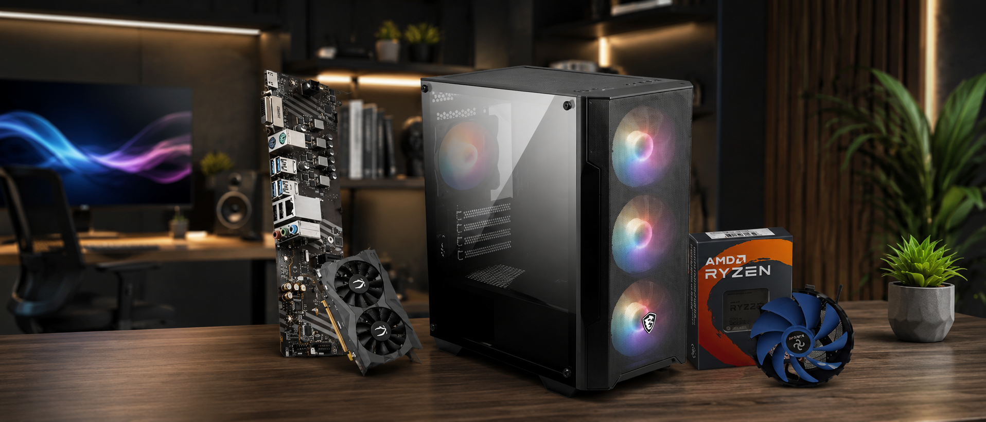 🖥️ Pc Gamer Apex R500 – Ryzen 5 3600, RTX 3050, 8Go RAM, SSD 256Go au meilleur prix en Tunisie