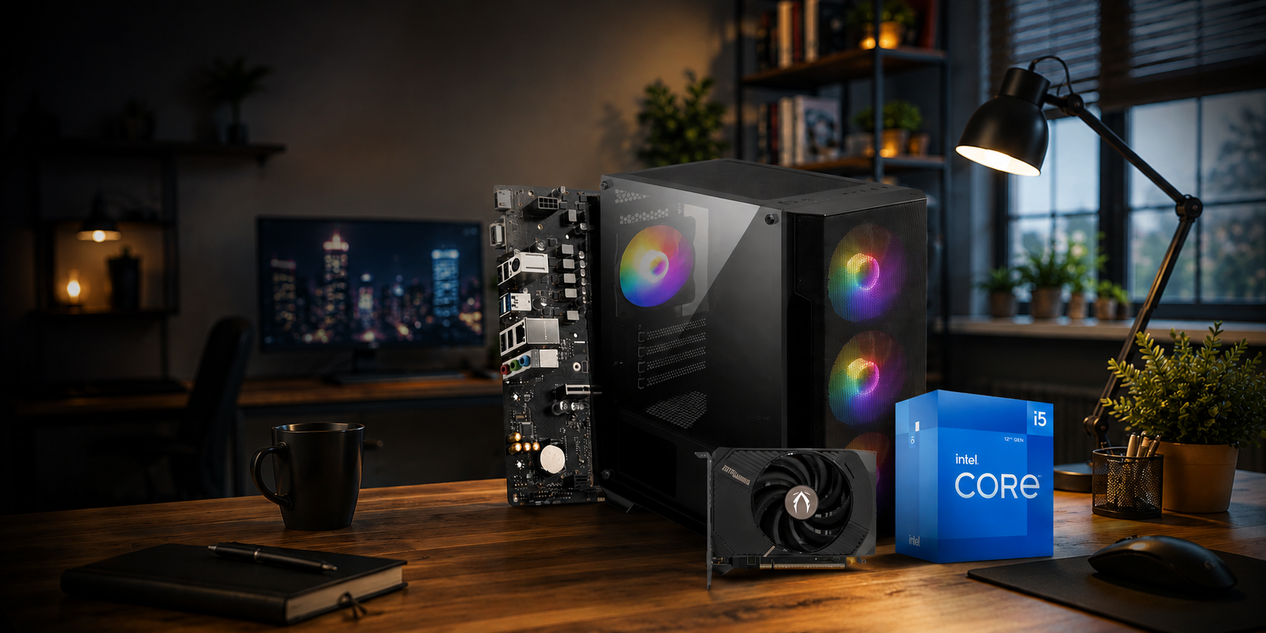 🖥️ Pc de Bureau Gamer MAX-516 – i5-11400F, RTX 5060, 16Go RAM, SSD NVMe 512Go au meilleur prix en Tunisie