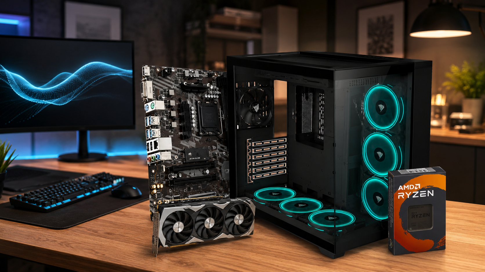 🖥️ Pc Gamer Apex R504 – Ryzen 5 3600, Radeon RX 7600, 16Go RAM, SSD 512Go au meilleur prix en Tunisie